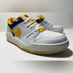 Nike Full Force Low White Gold Men’s FB1362-103 Sneakers Brand New